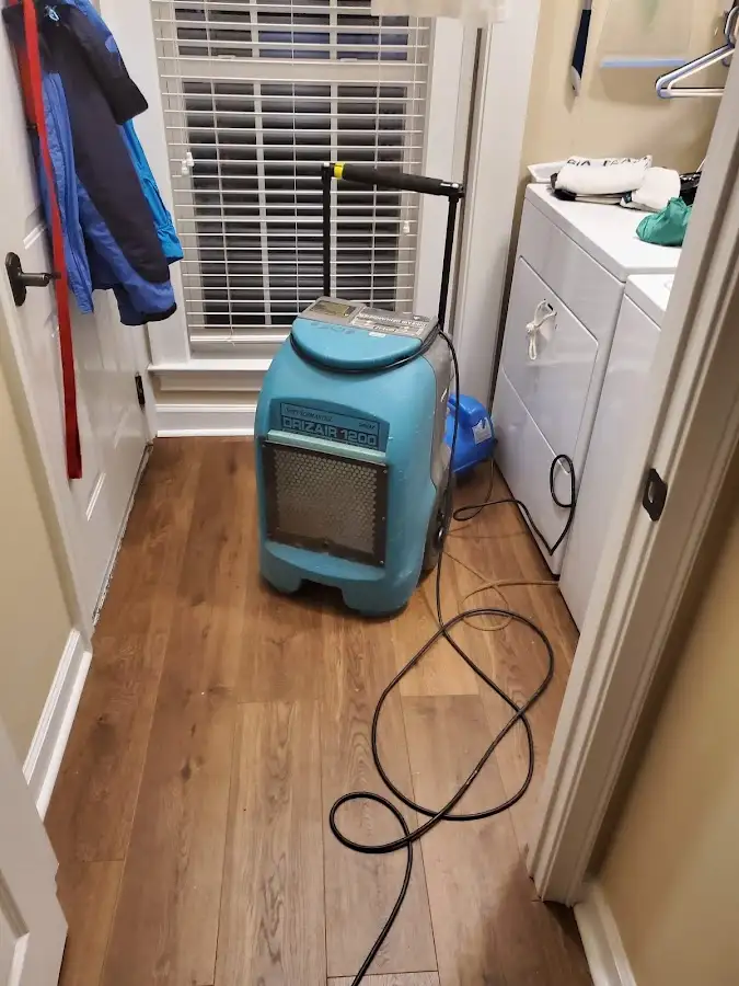 Commercial dehumidifier deployed for Flood Damage Cleanup in Shiloh